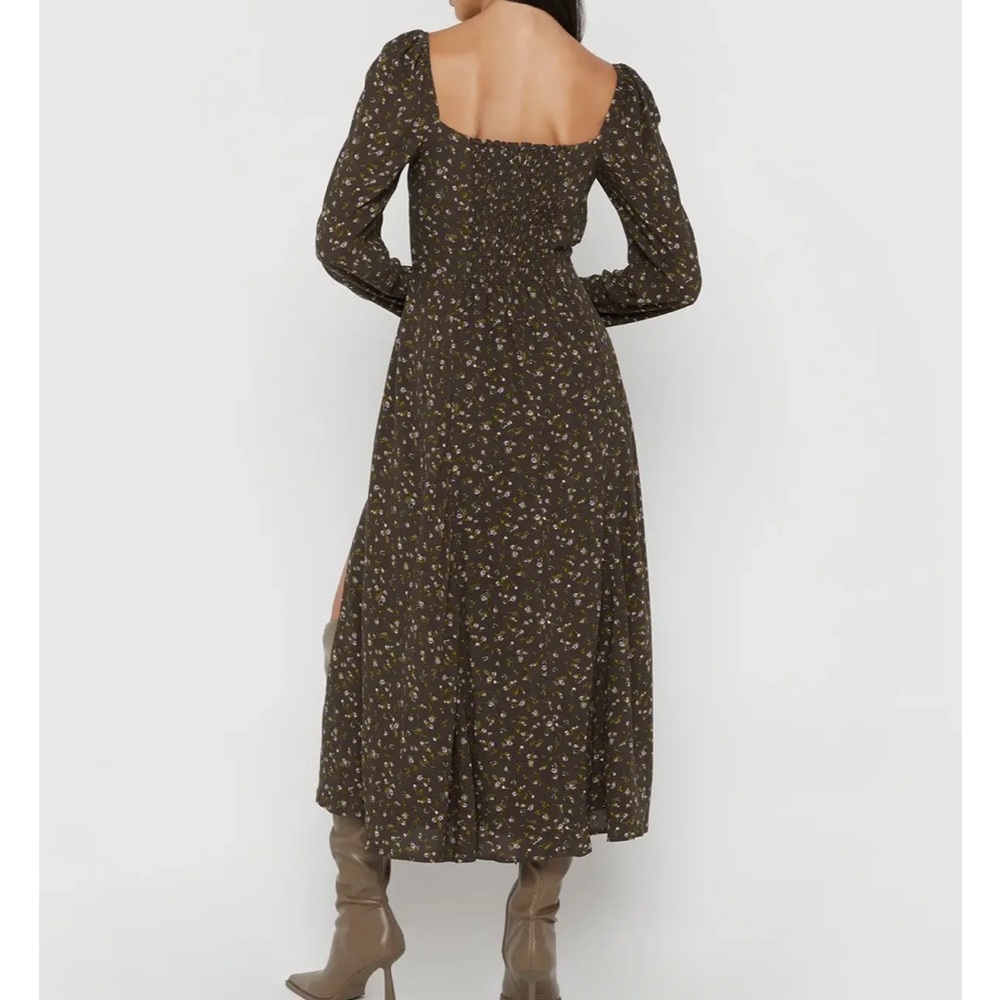 FLORAL MIDI DRESS - Picture 3 of 7